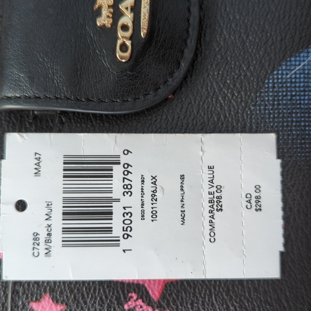 Poppy Crossbody With Card Case With Disco Star Print - Picture 3 of 9